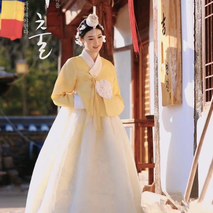 韩服新款朝鲜服女高端正版延吉网红影楼拍照写真宫廷日常演出礼服
