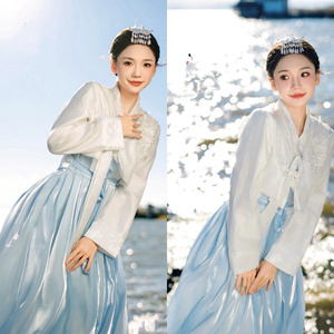 韩服延边朝鲜族服装高端重工旅拍在逃公主古装超仙仙女高端朝鲜服