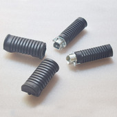 摩托车CG125珠江ZJ前后脚踏 幸福XF花猫左右脚蹬踩脚搁脚胶 老款