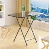 折叠桌子餐桌简易家用吃饭租房摆摊简约便携户外小方桌长方形桌子