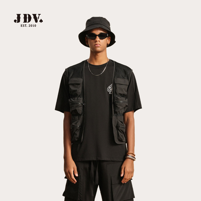 JDV男装商场同款春秋新款休闲马甲男士廓形坎肩SCV4062