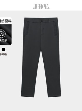 JDV奥莱旗舰店秋季折扣新品男装百搭抓绒裤休闲裤男款直筒裤长裤