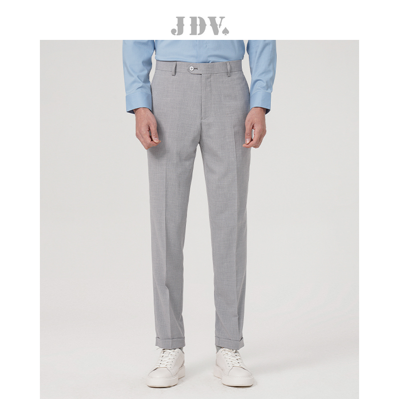 JDV2023浅蓝职场通勤西裤