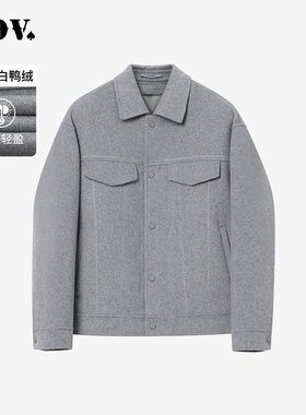 JDV奥莱旗舰店冬季折扣新品男士羽绒服夹克内胆两件套WDW4563