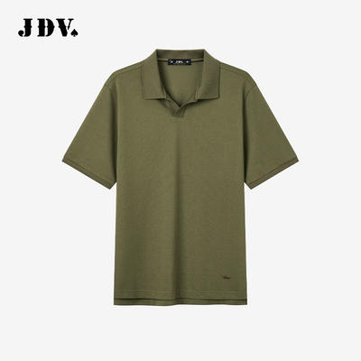 JDV男士POLO领棉质短袖T恤