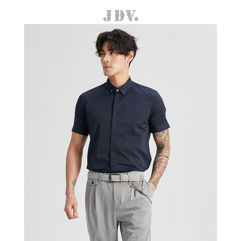 jdv2021年夏季新品正装衬衫