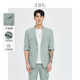 西装 浅色平驳领挺括有型舒适透气中袖 上衣 春秋新品 JDV男装