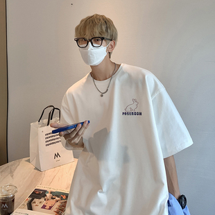 GRINGH1928亿万少年第四十九天akiko秋子男装npc五分半袖T恤短袖