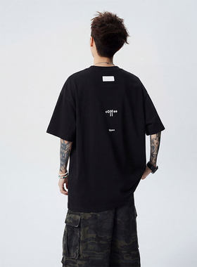 〔PLUS NO LOGO〕bdls工作室HAOZHI悟空有货美式宽松重磅短袖T恤
