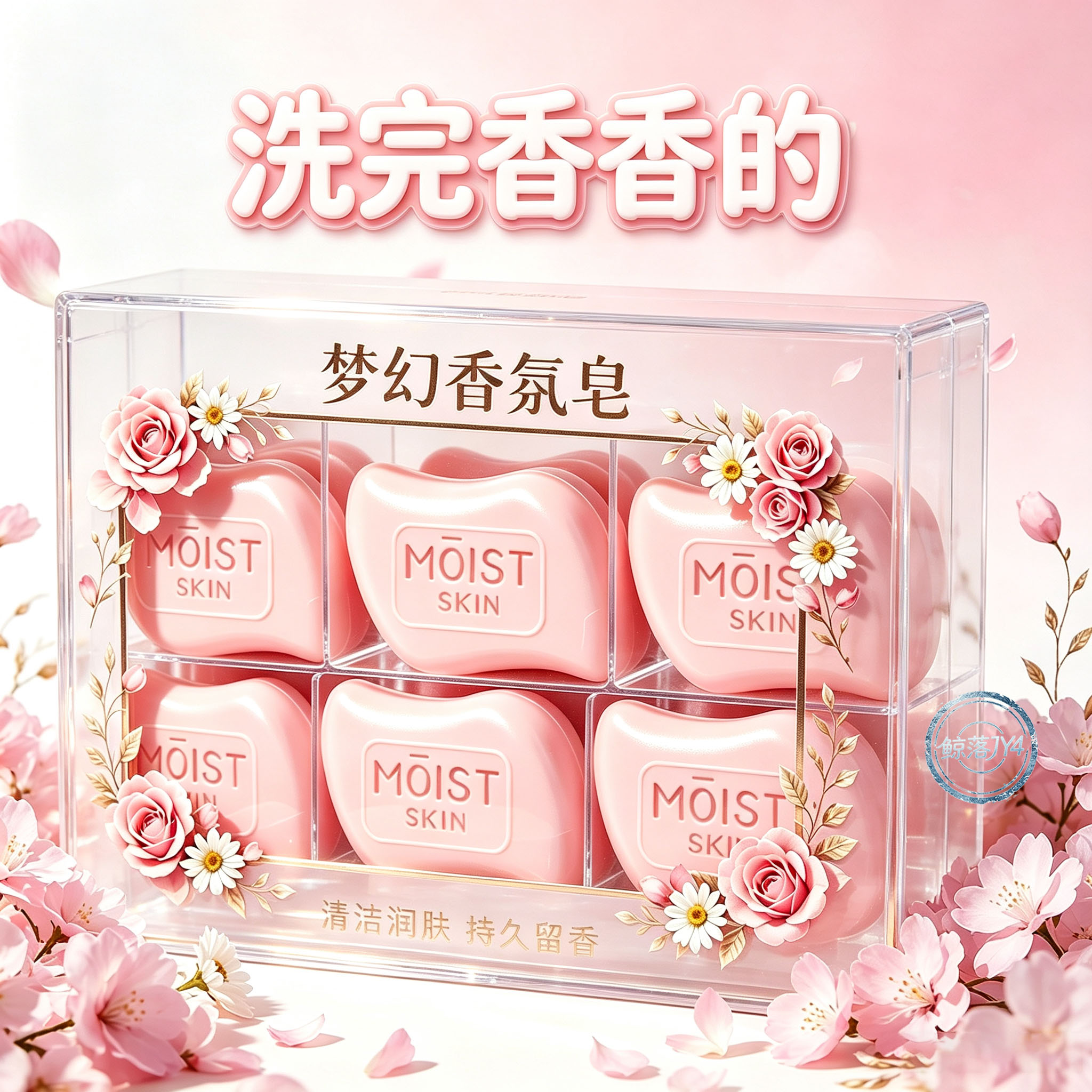 高级魅惑梦幻香氛皂沐浴润肤