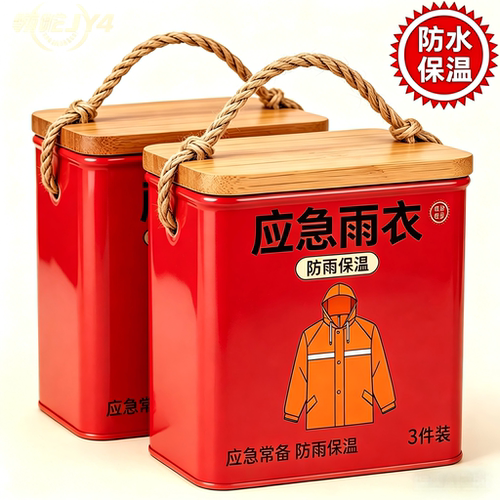 户外应急雨披加厚防寒蜡烛便携