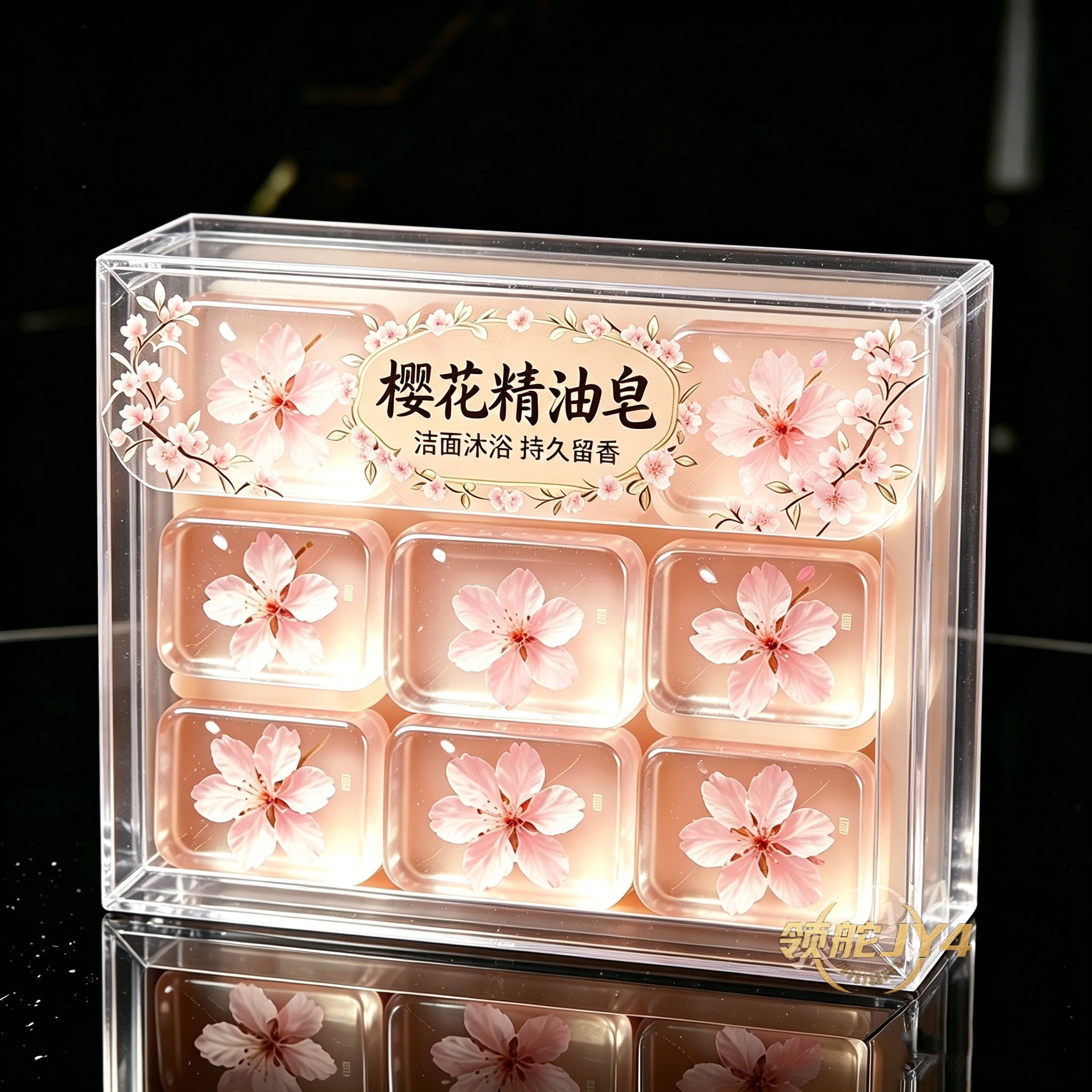 樱花精油皂持久留香控油不假滑