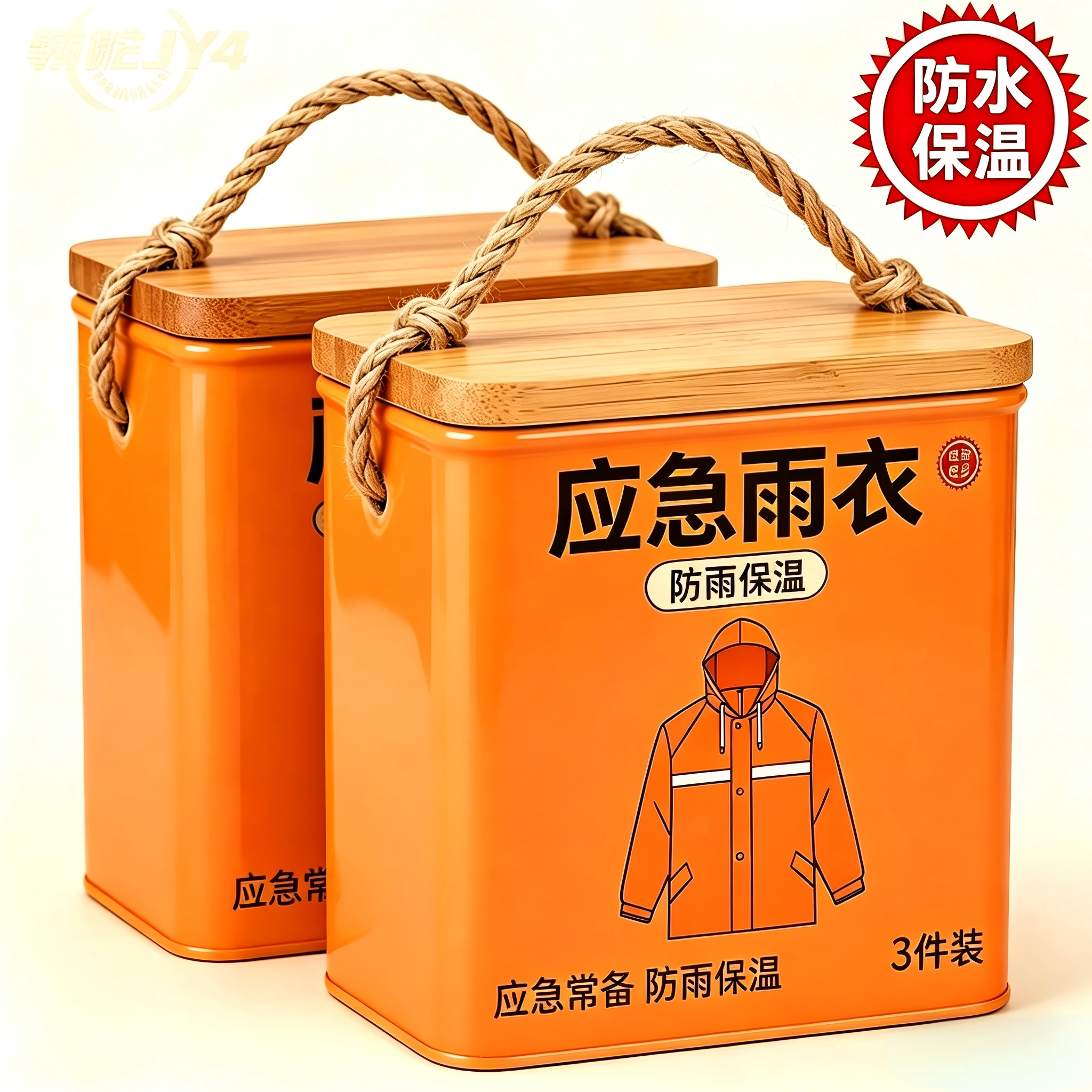户外家用便携应急雨披防水保温图片