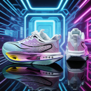 状元9pro跑步鞋全掌竞速碳板翘头跑鞋男学生青少年初中生运动鞋女