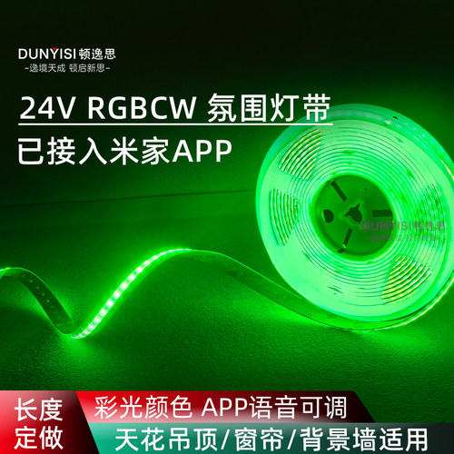 彩色RGBCW灯带适用已接入米家APP