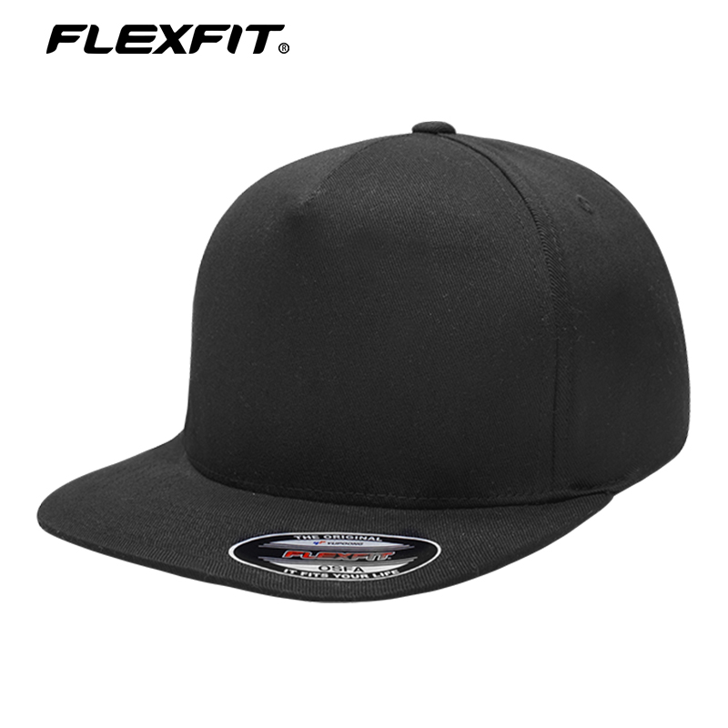 FLEXFIT 全封闭棒球帽高端时尚嘻哈ins潮牌进口大头围平沿帽