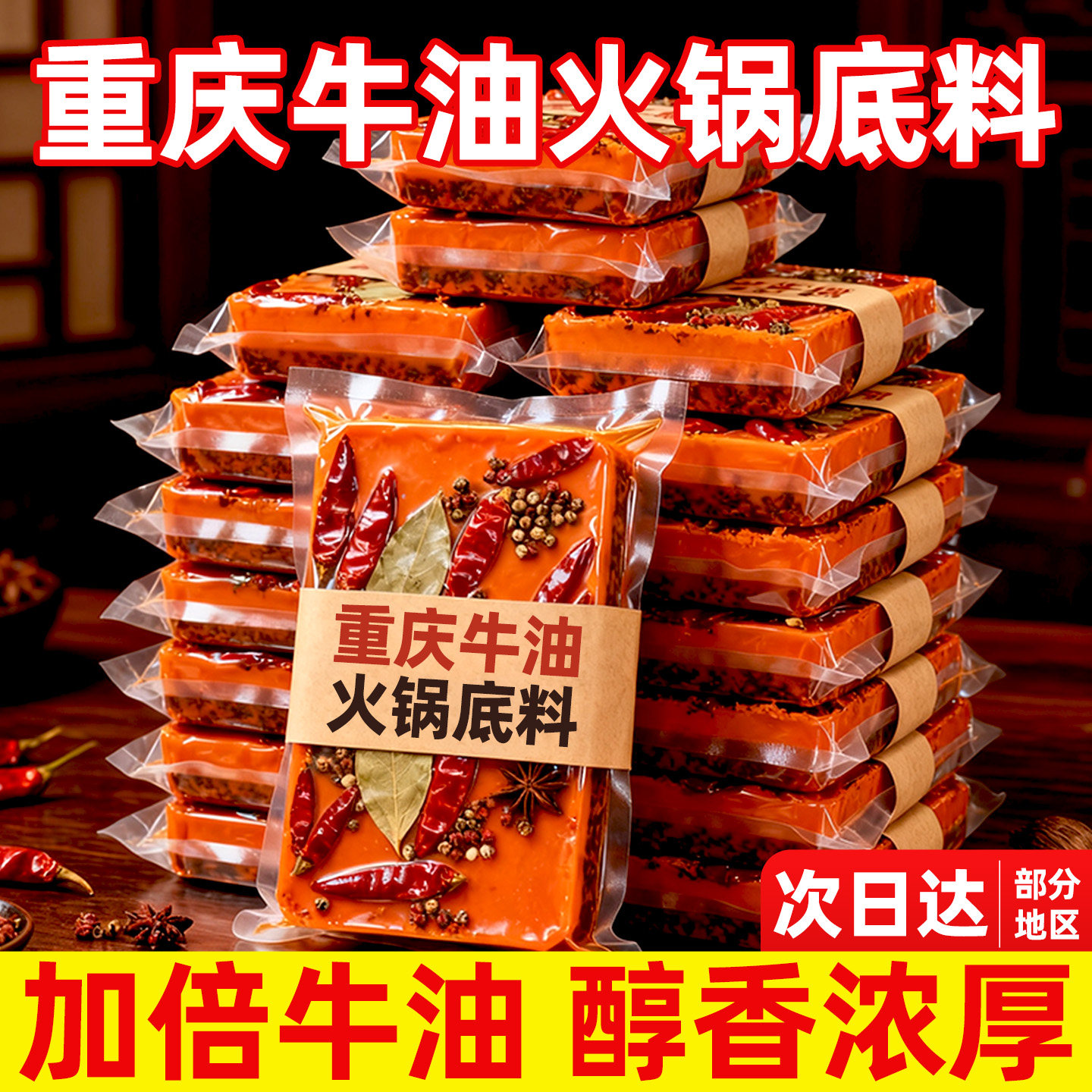 免费试吃!三倍牛油重庆火锅底料