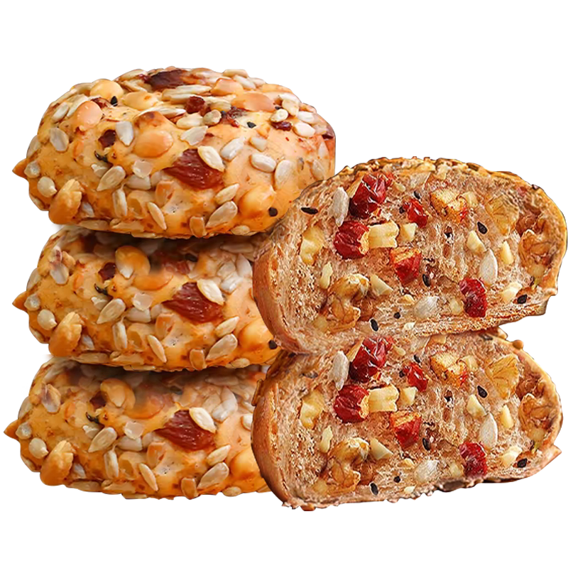 高饱腹坚果含量≥46%100%真全麦