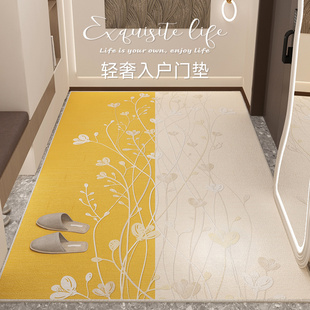 入户门地垫玄关地毯门垫家用可剪裁定制耐脏防滑进门脚垫 新中式