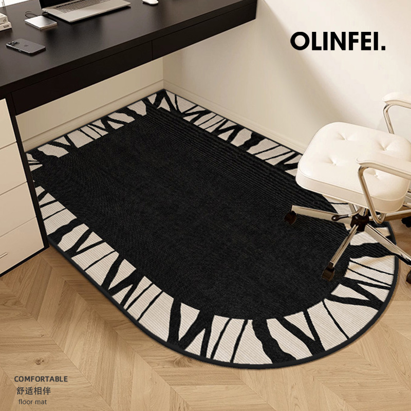 旋转椅地垫清爽无毛好打理