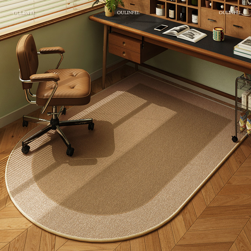 旋转椅地垫清爽无毛好打理