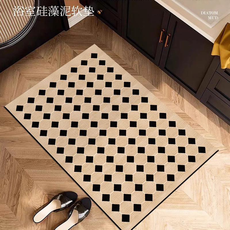 吸水速干防滑易打理浴室地垫