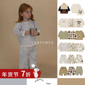 长裤 7折■LENFANCE现货Organic Zoo25AW宝宝有机棉插画卫衣萝卜裤