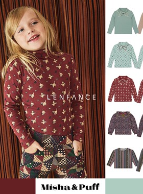 ■LENFANCE 现货 Misha Puff 25AW 儿童秋冬复古长袖打底衫上衣