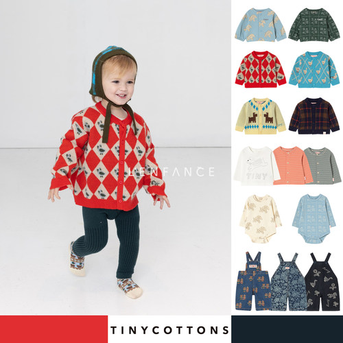 TinyCottons外套包屁衣背带裤
