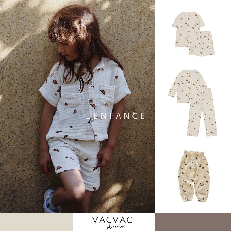 VACVAC牛角包家居服套装睡衣睡裤