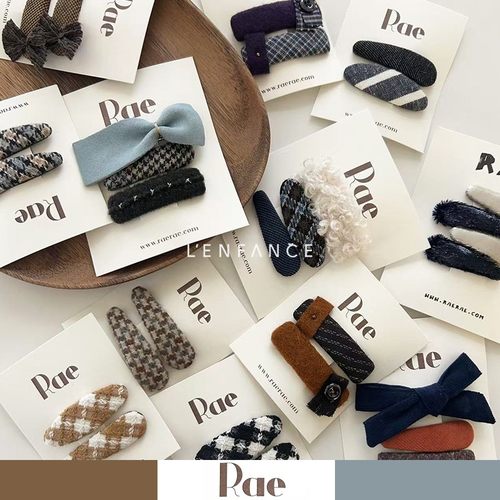 Rae手工小众百搭复古发夹发饰