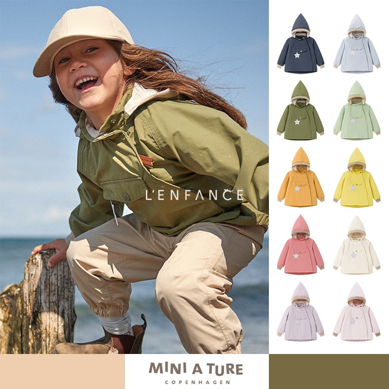 24SS薄款精灵帽防风防水夹克