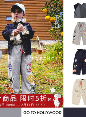 ■D11!LENFANCE 现货 Go to hollywood 25AW儿童日系复古背心长裤
