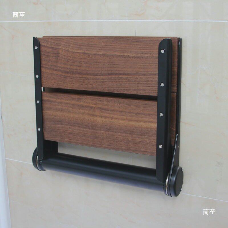 飞力欧实木弹簧玄关壁椅过道折叠凳 浴室换鞋椅 壁凳 墙椅 折叠椅