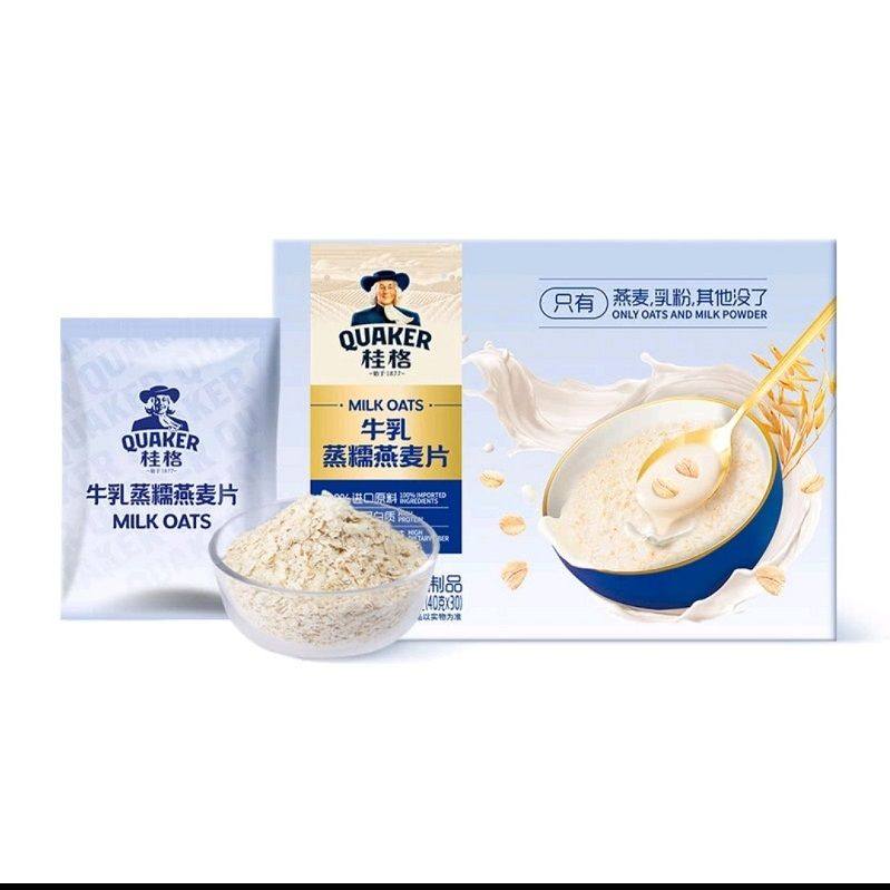 山姆会员桂格牛乳代购燕麦片