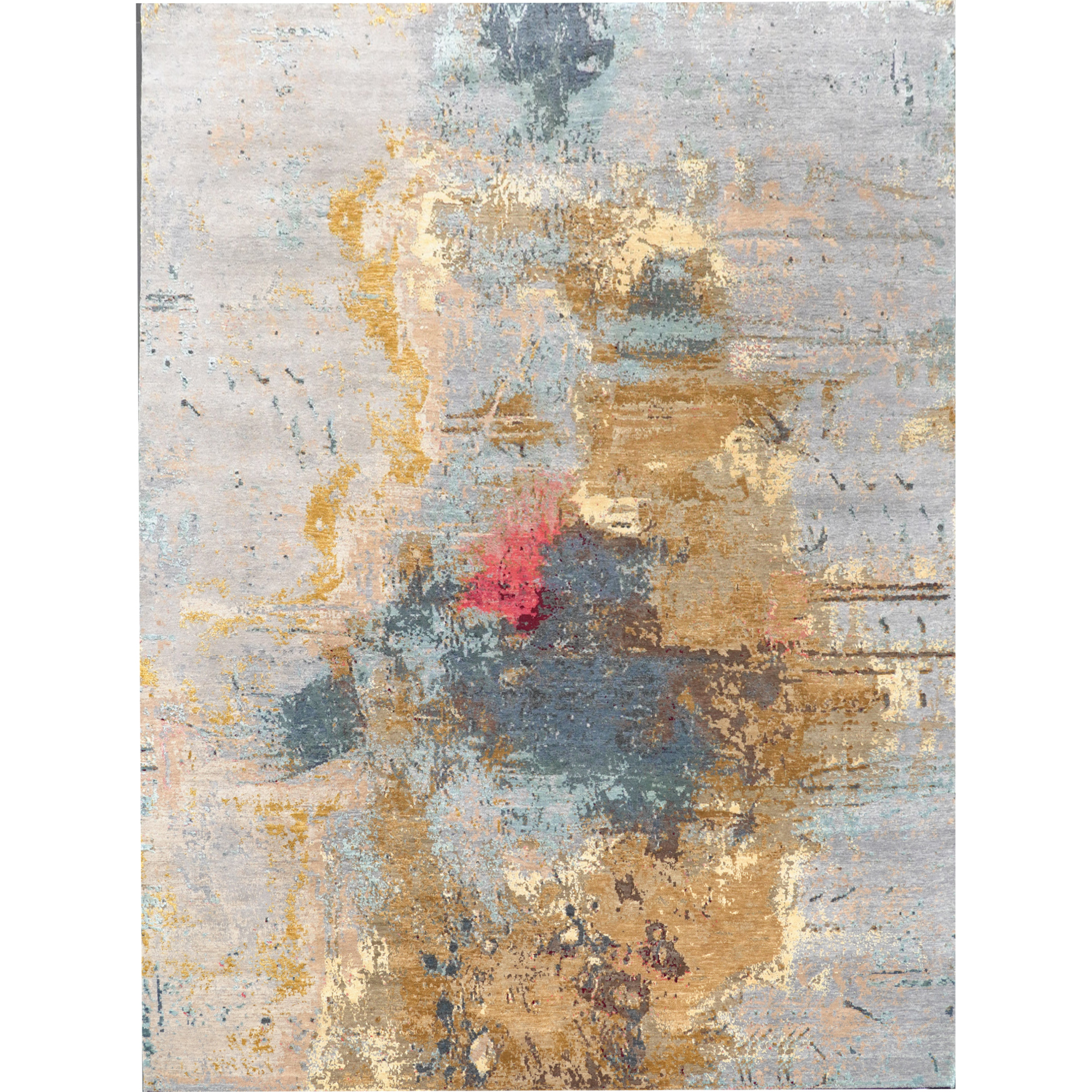 天匠进口手工羊毛地毯客厅餐厅地毯简约别墅高端地毯272x362cm