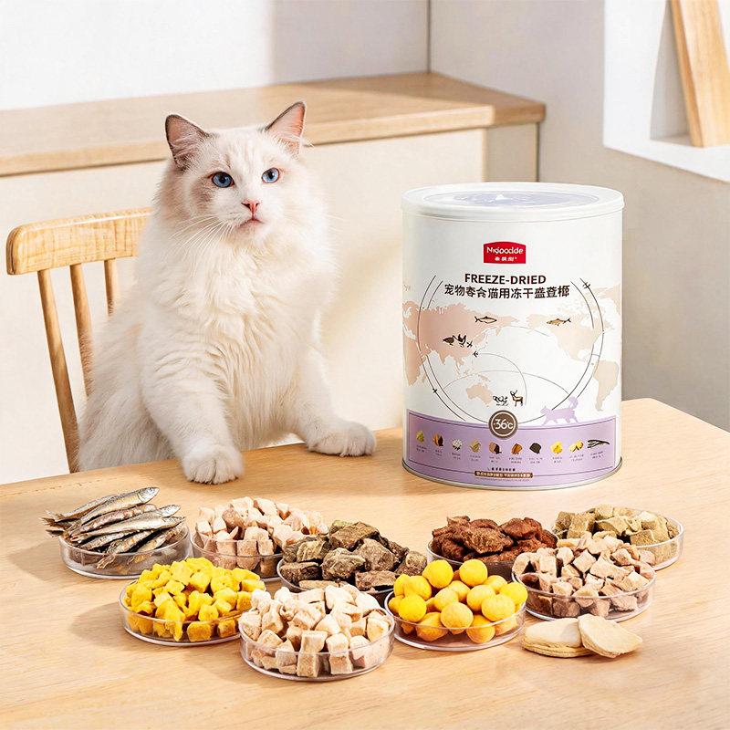 【囤货装更优惠】麦富迪猫咪零食冻干鸡鸭肉粒鹌鹑蛋黄磨牙小鱼干