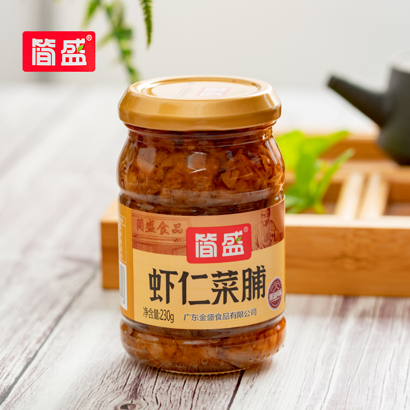 下饭配粥佐餐简盛虾仁菜脯230g