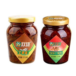 双雄丁香鱼175g鱼类罐头即食下饭配粥小菜海鲜小吃鱼仔香辣