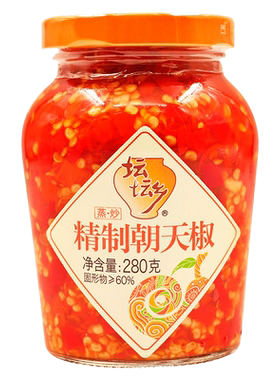 坛坛乡280g湖南特产剁椒酱