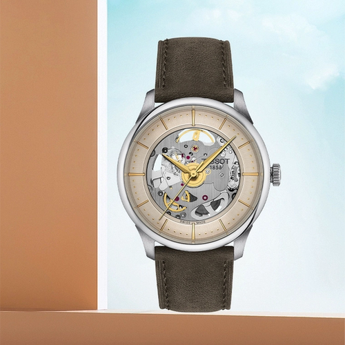 天梭杜鲁尔系列自动机械男表