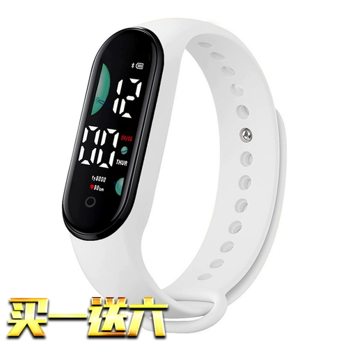 Водонепроницаемые мужские часы подходит для мужчин и женщин, модный брендовый детский электронный браслет для влюбленных, в корейском стиле, простой и элегантный дизайн