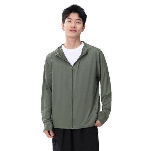 冰丝防晒服夏季男士外套男宽松薄款防晒透气冰感皮肤衣户外防晒衣