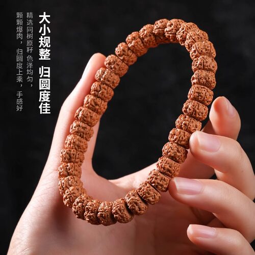 爆肉小金刚菩提手串高端 男女士文玩念珠单圈金刚菩提子佛珠手o2