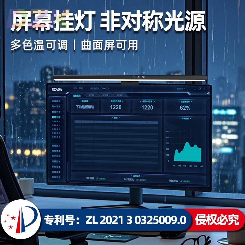 跨境定时调光低蓝光非对称护眼灯led台灯电脑灯显示器屏幕挂灯o6