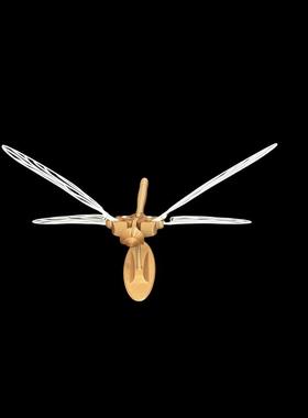 翅膀可动车载蜻蜓模型摆件模型