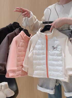 校服夏季新款神器男女童内胆外套冬季校服神器内搭儿童棉服童装