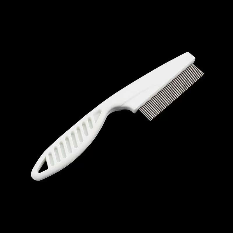 1x pet hair flea comb stainless pin dog cat grooming brush cв категории 牀上用品, 其它 - от Buy2taobao.com для оказания профессиональной услуги покупки агента Taobao
