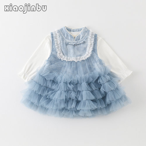 婴幼儿秋季洋气连衣裙