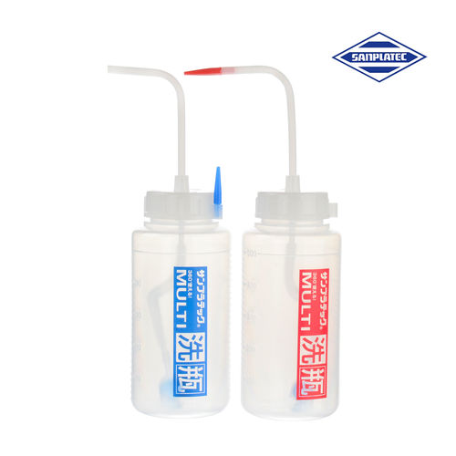 三博特塑料洗瓶全方位洗瓶250ml500ml刻度药液溶剂储存洗瓶含专票